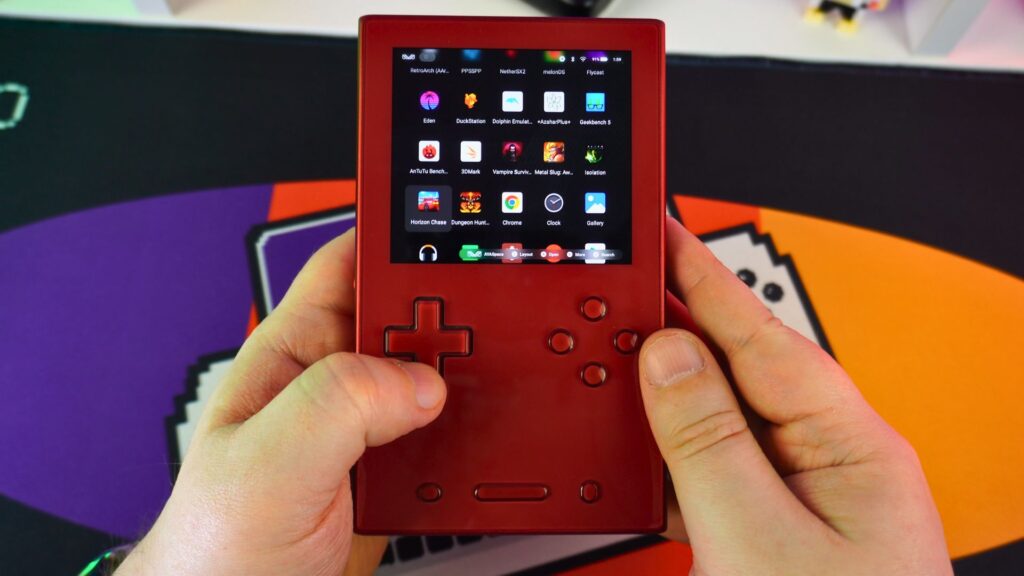 Beginscherm AYANEO Pocket VERT