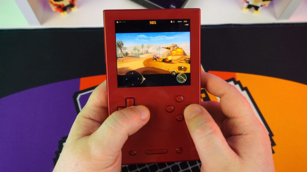 Ingebouwde schermweergave op de AYANEO Pocket VERT