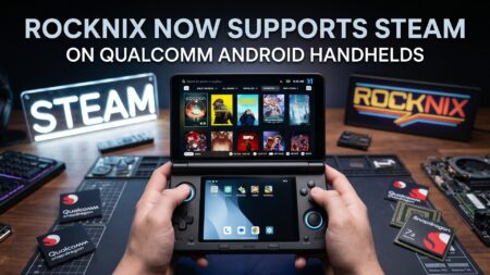 ROCKNIX Steam Android handhelds