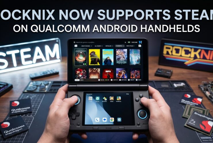 ROCKNIX Steam Android handhelds