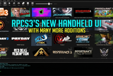 RPCS3s handheld UI