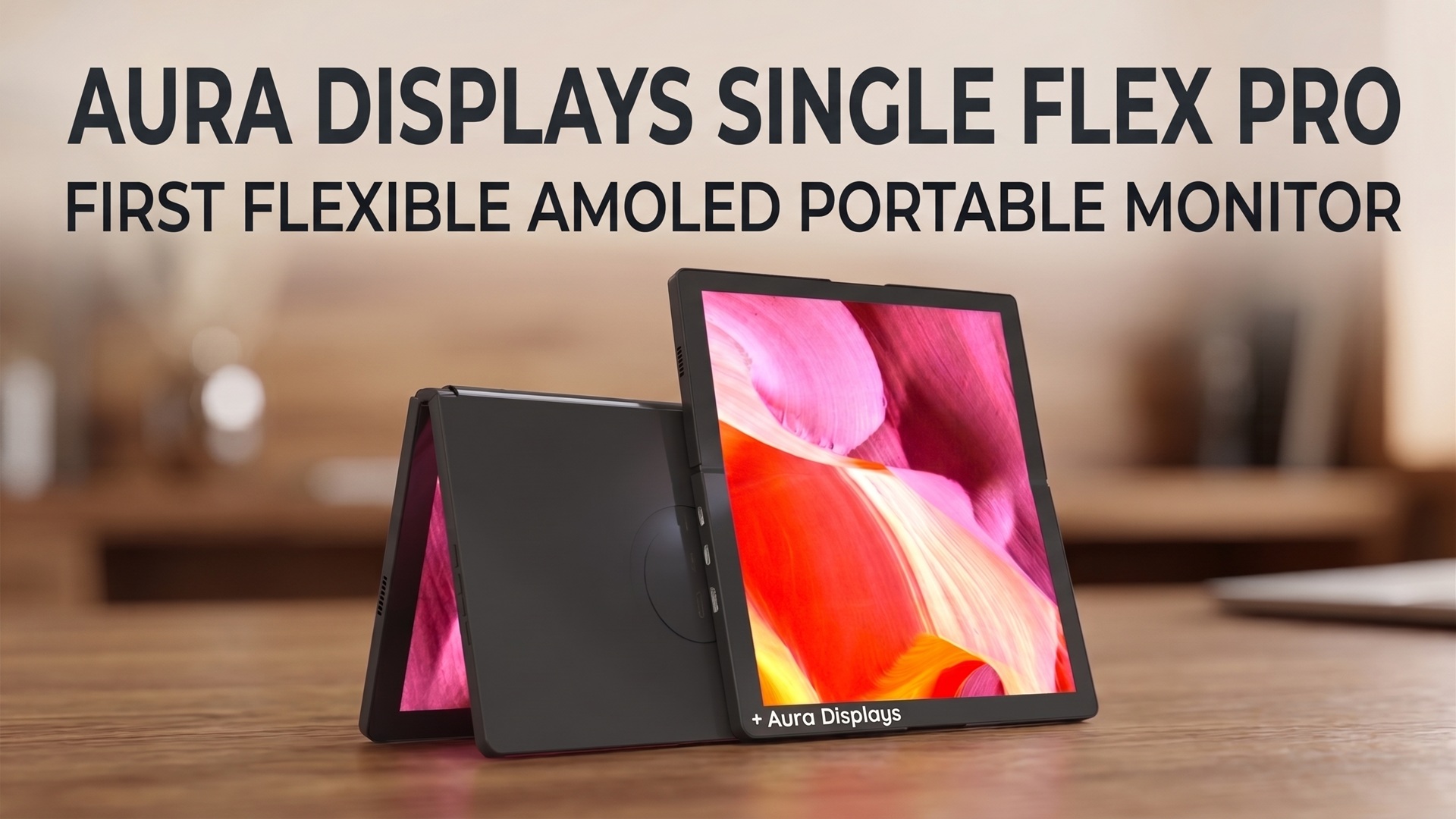 Latest Mini Computers, Gaming Handhelds and more 54 Aura Displays Single Flex Pro brings foldable AMOLED portability to laptop workspaces