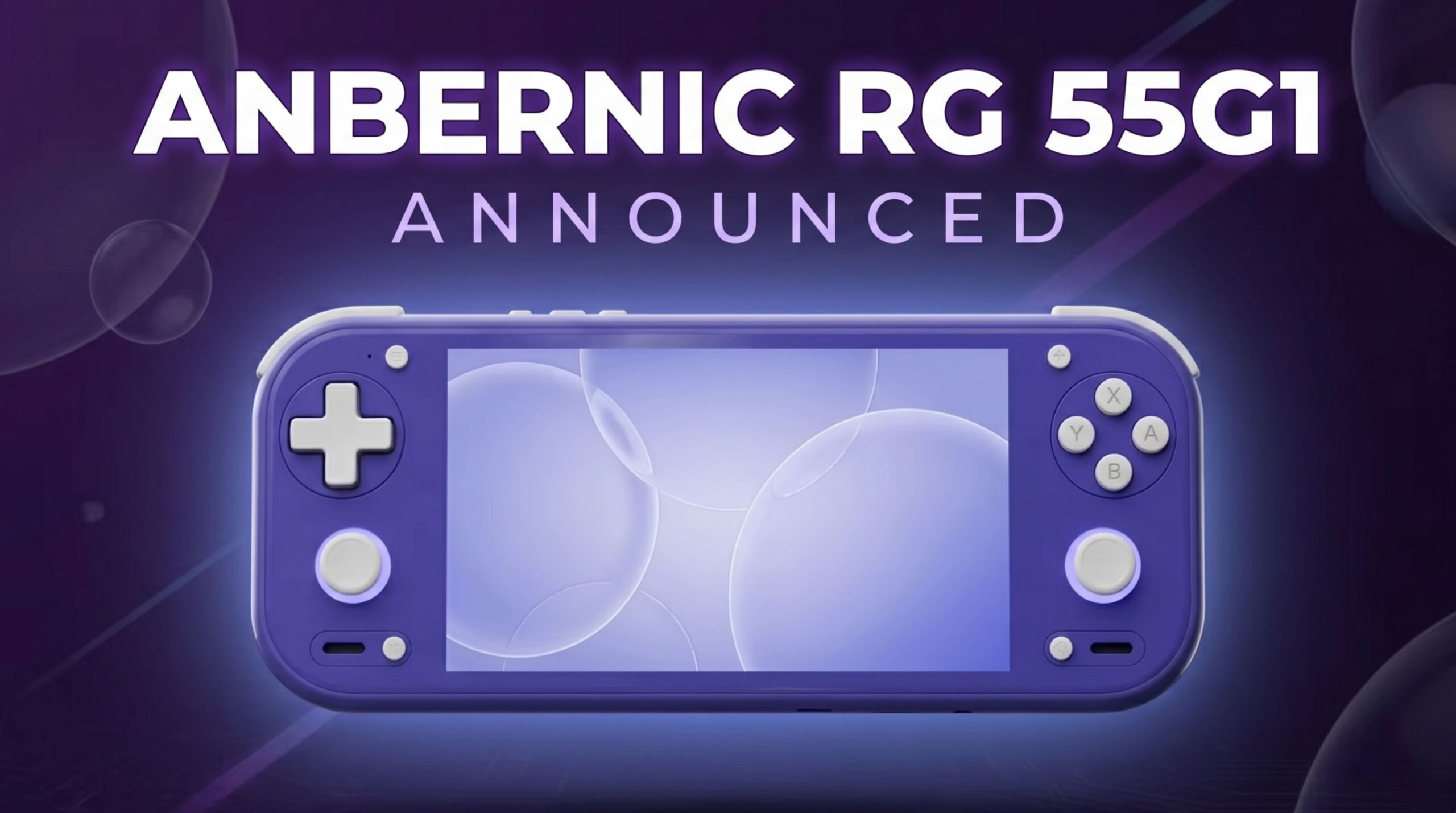 Anbernic RG 55G1 announced: what we know so far about the new retro gaming handheld