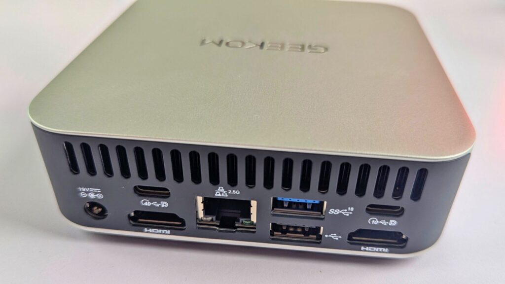 GEEKOM A7 2026 Back View