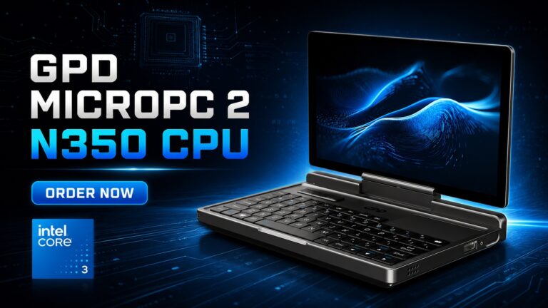GPD MicroPC 2 N350 Is Here: The 2026 Upgrade Brings Newer Intel Performance