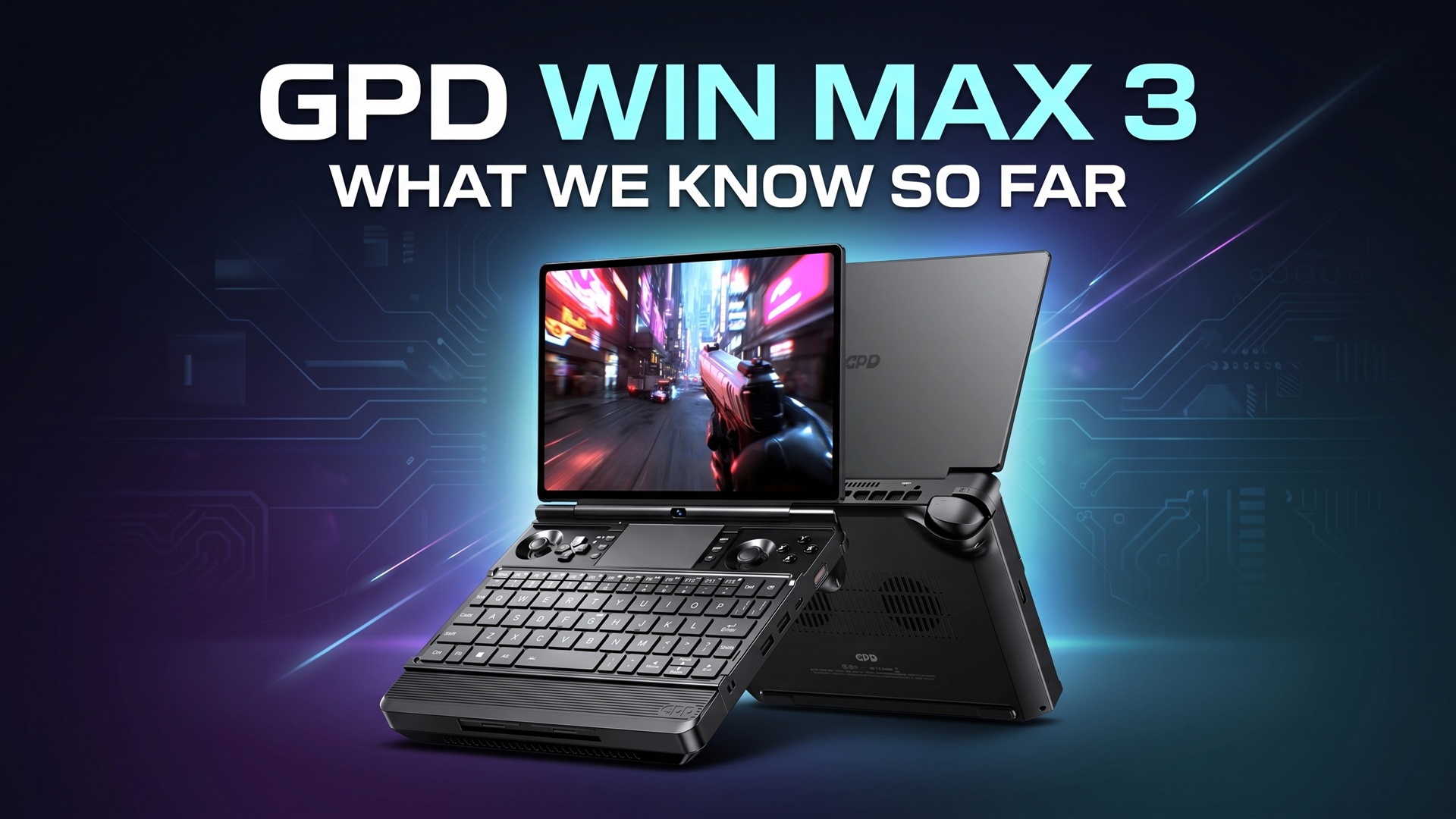 GPD WIN MAX 3 Details Revealed: Ryzen AI Max+ Power, 165Hz AMOLED and Modular Battery Design
