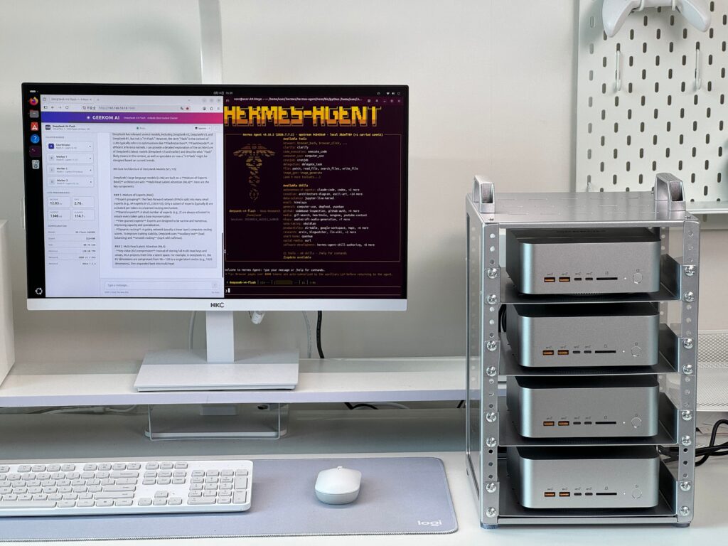 Four A9 Mega units