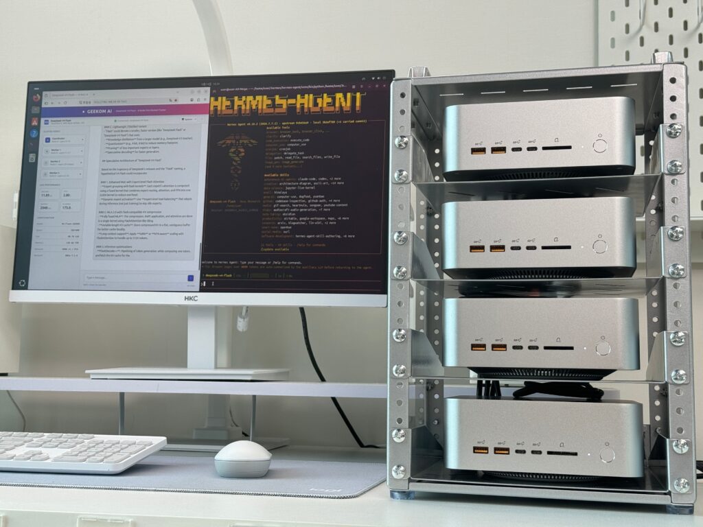 Four A9 Mega units
