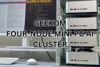 GEEKOM FOUR NODE MINI PC AI CLUSTER
