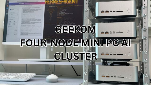 GEEKOM FOUR NODE MINI PC AI CLUSTER