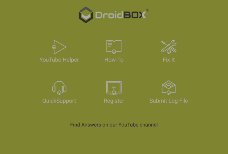 DroidBOX® Control Centre
