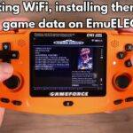 Connect to WiFi on EmuELEC|||||||||||New theme showing text game list