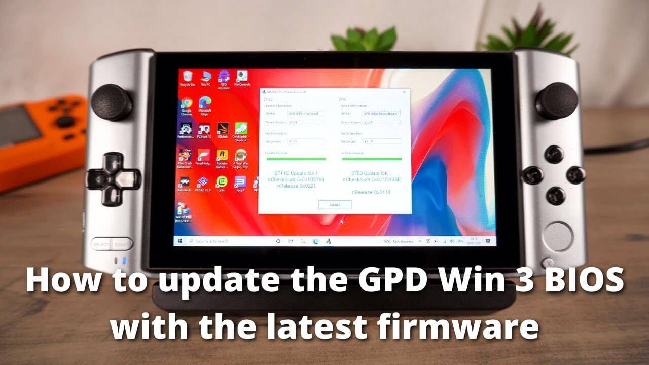 How to update your GPD Win 3 BIOS|||||
