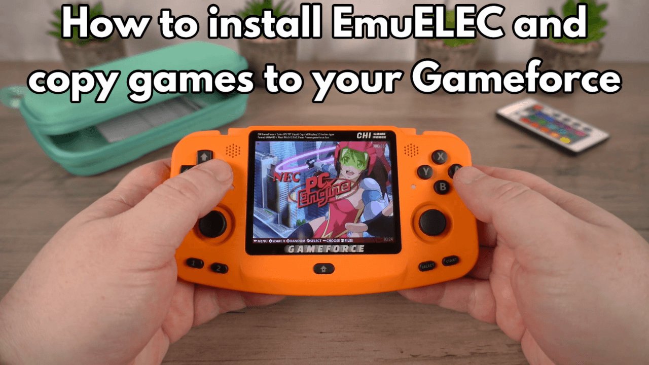 Como instalar o EmuELEC e copiar jogos para o seu Gameforce Chi • DroiX  Knowledge Base - Tutorials for Everything