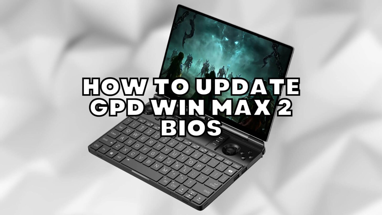 GPD WIN MAX 2 BIOS update
