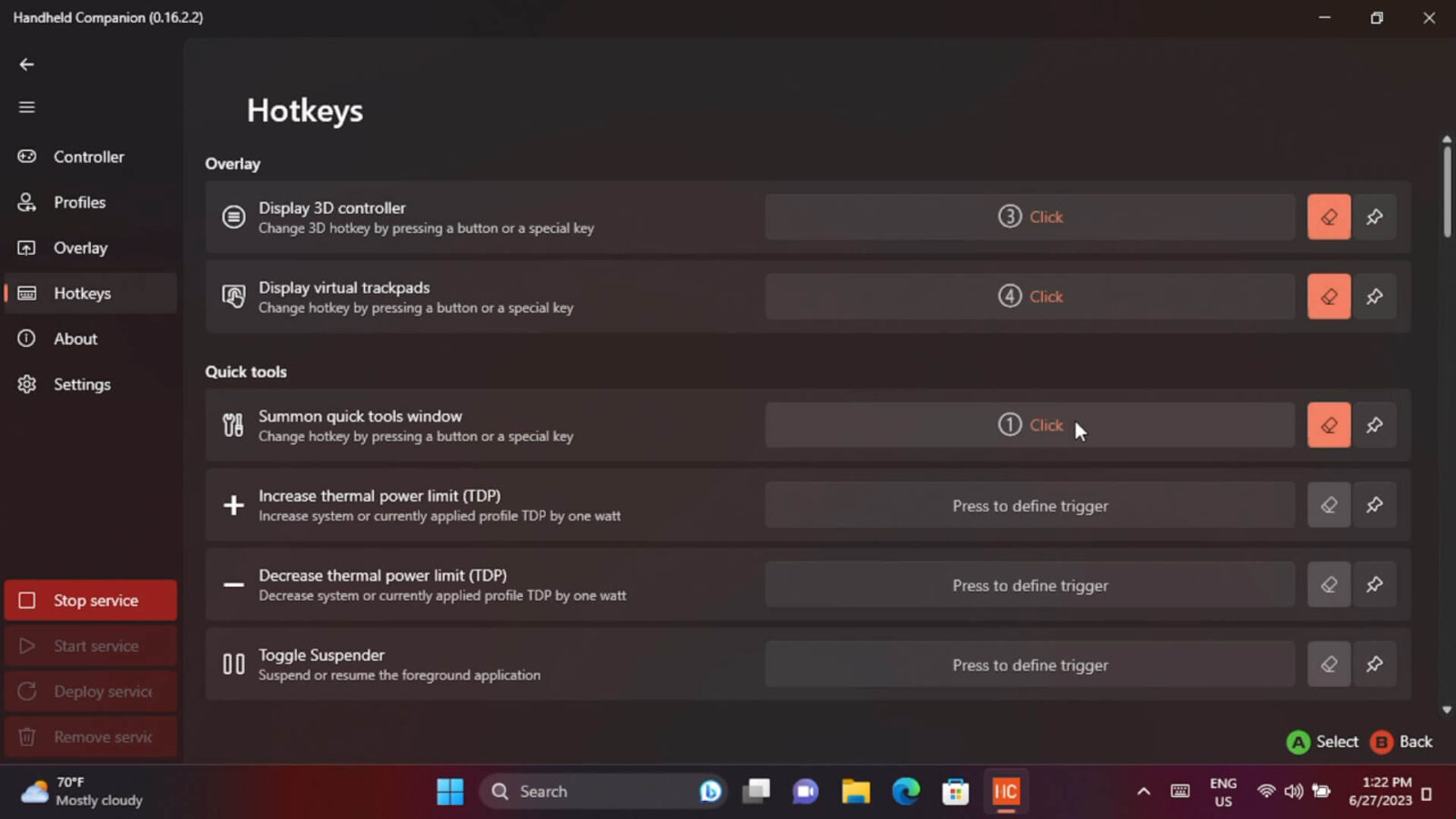 Handheld Companion Easy to use all in one performance metrics, TDP