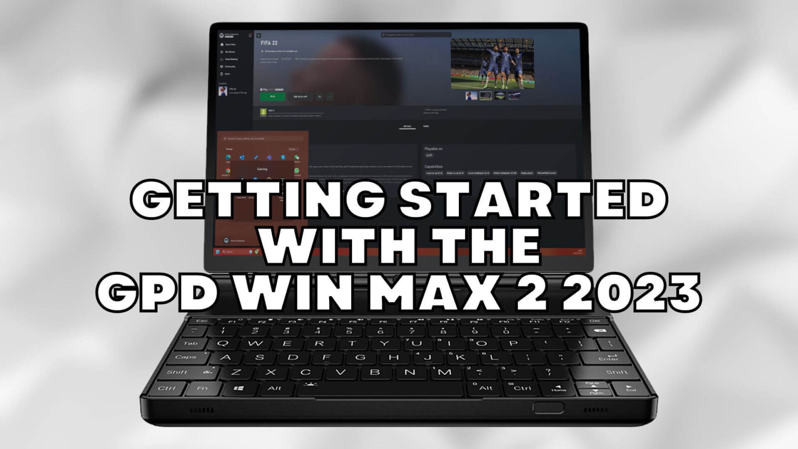 Getting started with the GPD WIN MAX 2 2023
