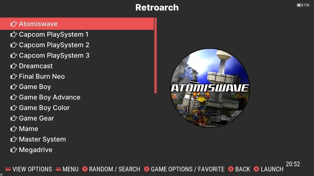 Anbernic ARC RetroArch 1