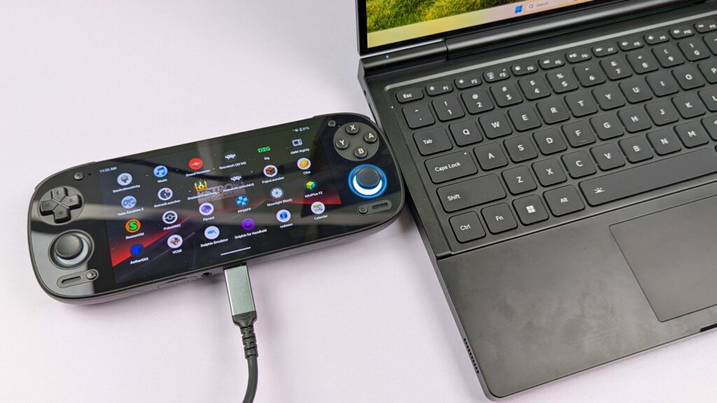 Connect the USB-C cable to your device