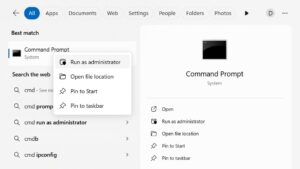 Command Prompt Run As Administrator