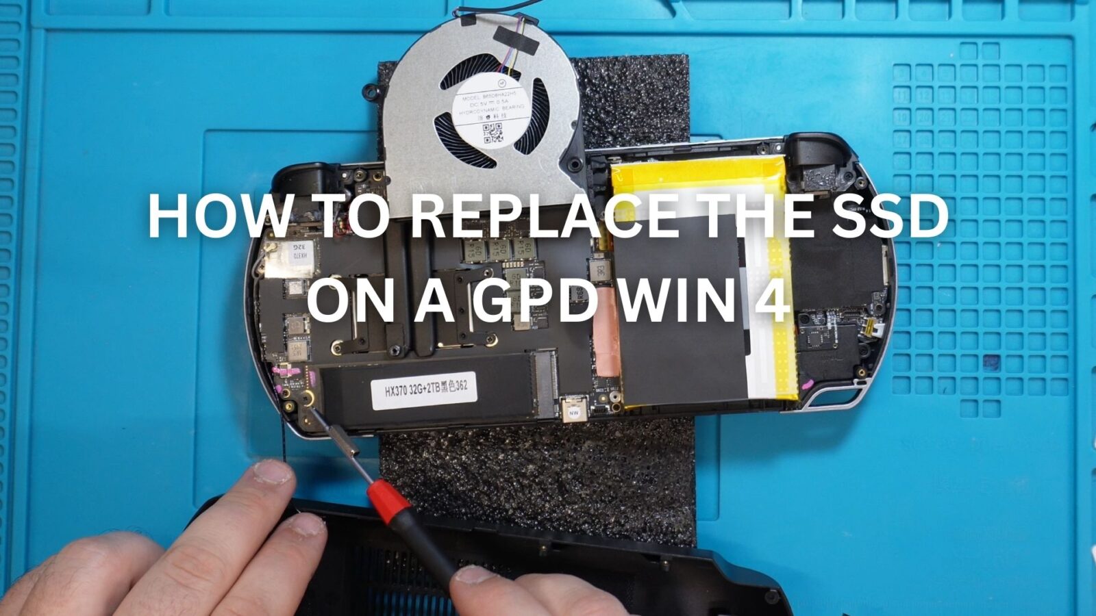 HOW TO REPLACE THE SSD ON A GPD WIN 4