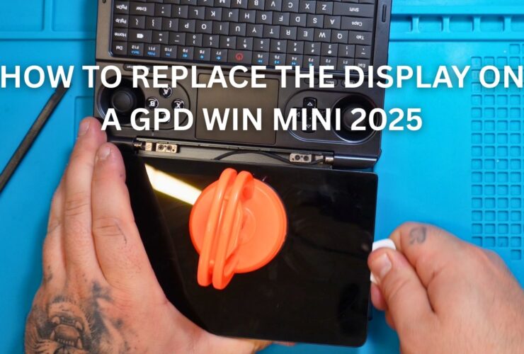How to change the display on a GPD WIN Mini 2025