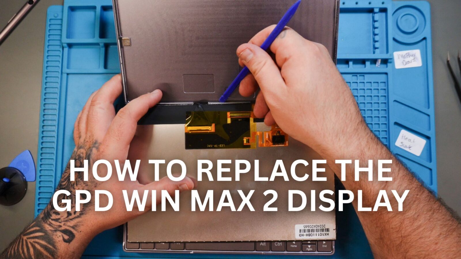How to replace the GPD WIN MAX 2 display