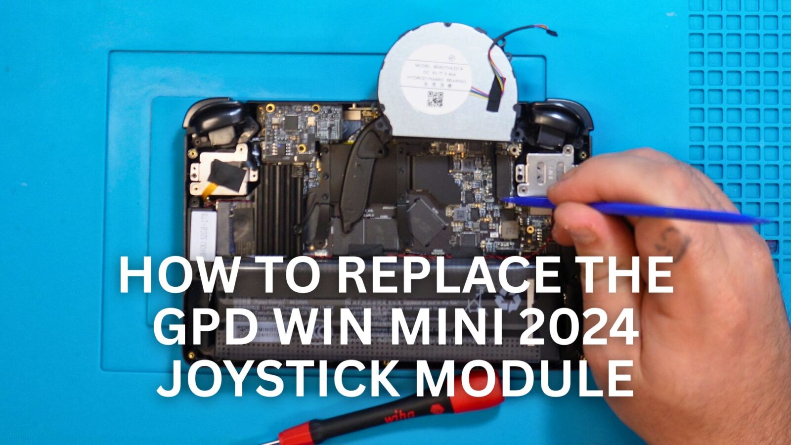 How to replace the GPD WIN Mini 2024 Left Joystick