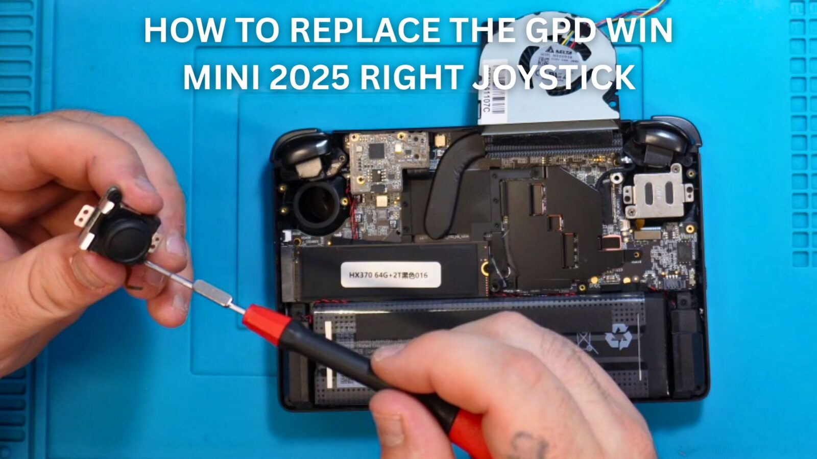 How to replace the GPD WIN MINI 2025 right joystick