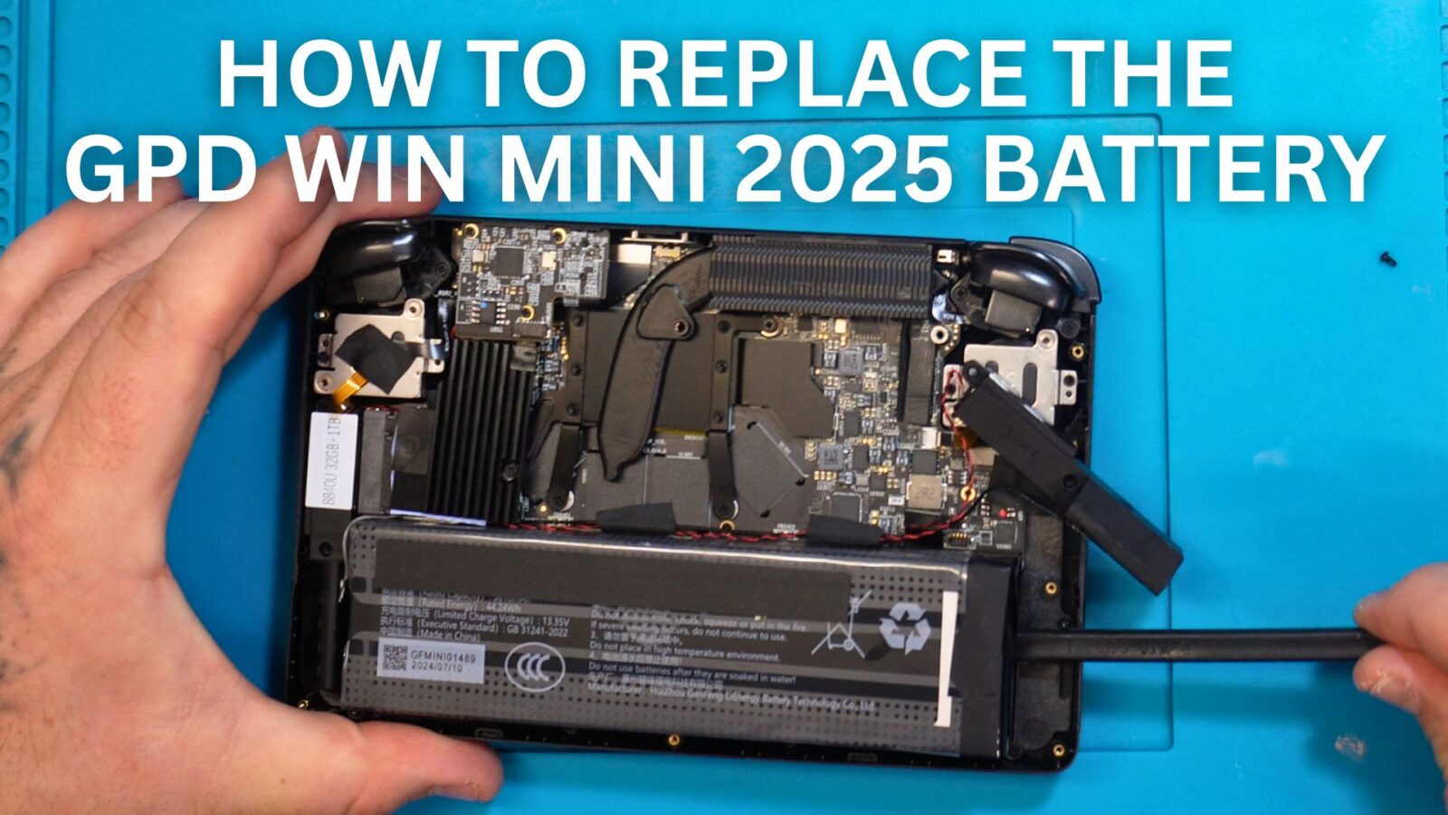 How to replace the GPD WIN MINI 2025 battery