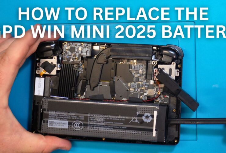 How to replace the GPD WIN MINI 2025 battery