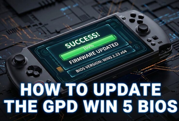 How to update the GPD WIN 5 BIOS