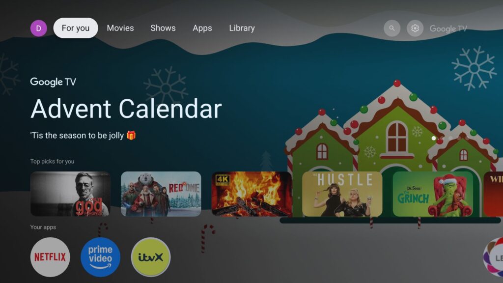 RockTek GX1 Home Screen
