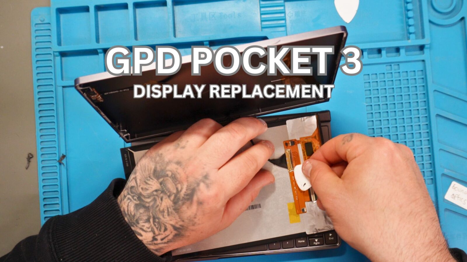 How to replace the GPD Pocket 3 display