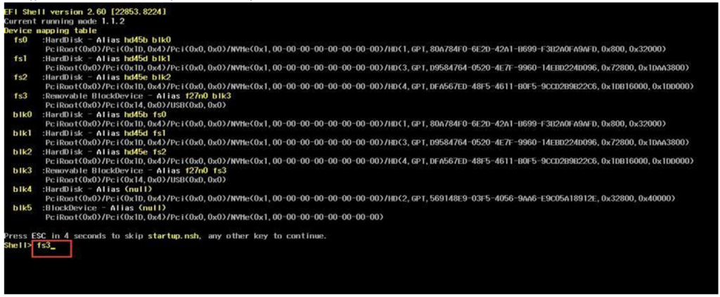 Beelink SER8 BIOS Removeable Device prompt