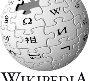 Wikipedia-logoen er beskåret
