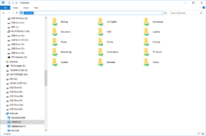 Percorso di rete di Windows Explorer nella barra degli indirizzi