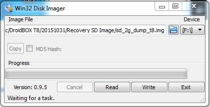 Recuperação Criação de cartão SD Amlogic S802 S812
