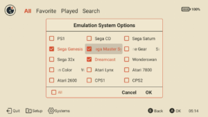 System selector