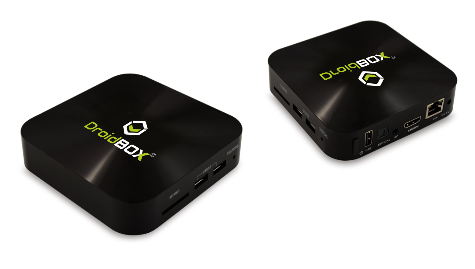 DroidBOX K5 (Refurbished) front and rear view