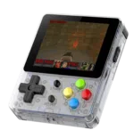 Bittboy LDK Retro Gaming Console Transparent   Playing DOOM