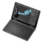 One Netbook Mix 3s Plus   Front View using AutoCAD
