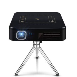 DroiX DP1 Android 7 Nougat Smart Mini Projector on Tripod