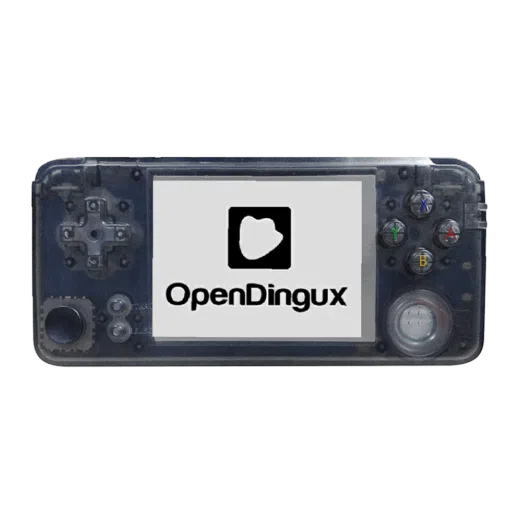 DroiX RS-97 Plus V2 Open Dingux Retro Gaming Console Handheld - Transparent