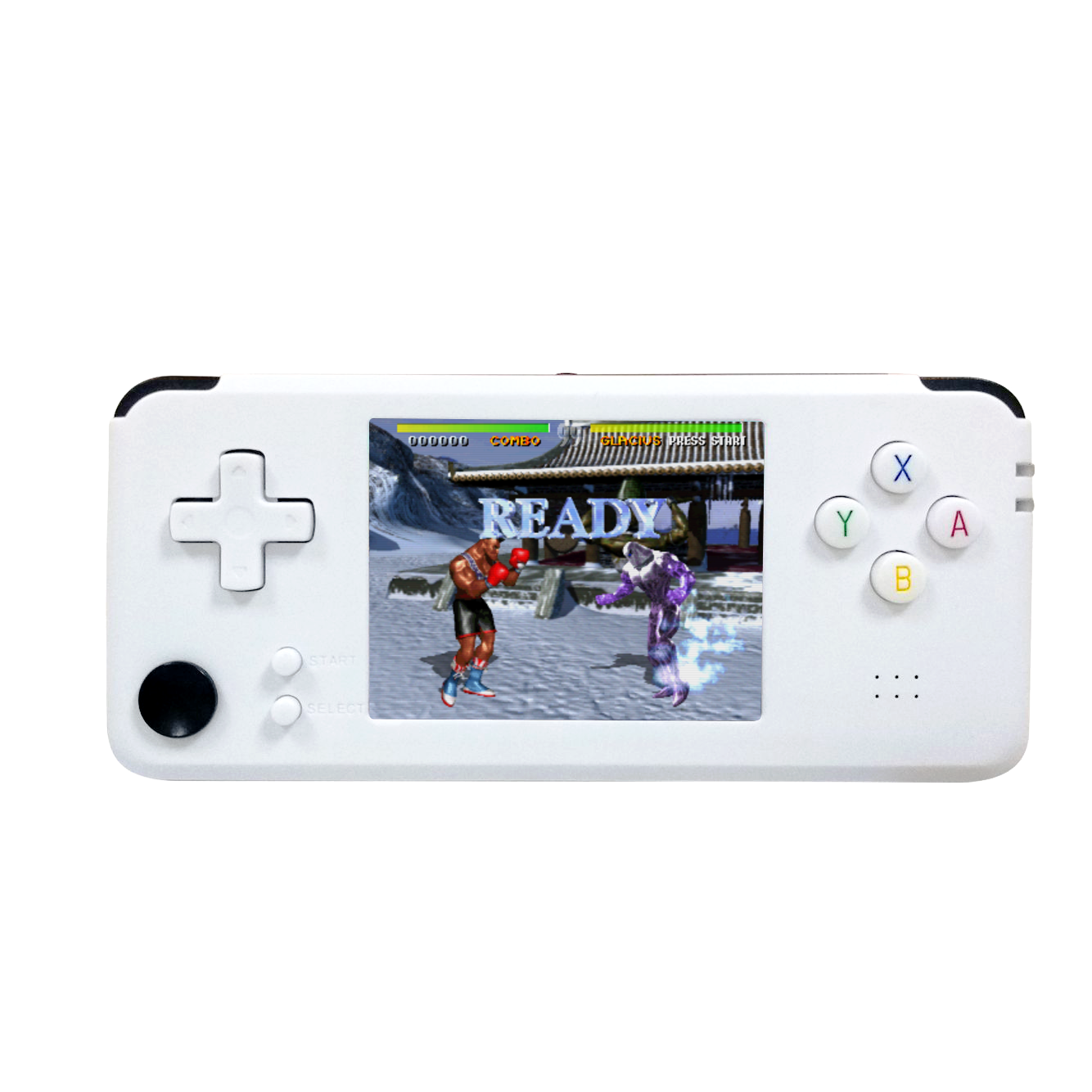 DroiX RS-97 Plus V2 Open Dingux Retro Gaming Console Handheld - White