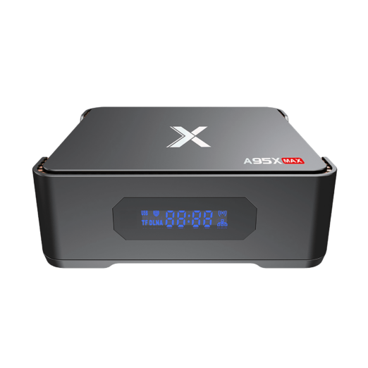 A95X Max 4K Android Powered TV BOX   Front view