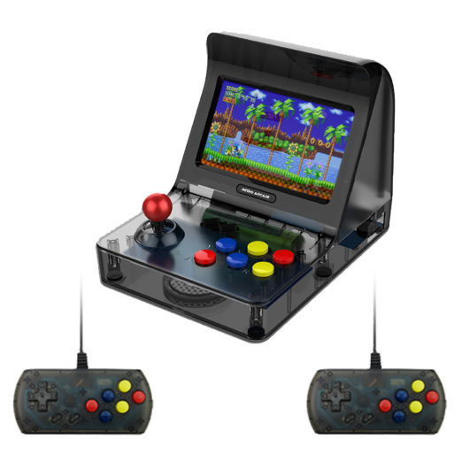 Coolbaby  RS 07 Retro Arcade Angled Photo with two controllers playing Sonic