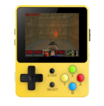 Bittboy LDK Retro Gaming Console Yellow - Playing DOOM