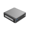 DroiX CK1 Mini PC Windows 10 NUC Bis zu Intel Core i7 Chipsatz, 512GB PCI-E NVMe SSD, 16GB DDR4 RAM - Zeigt rechte Seite mit 2x USB 3.0 Ports ; 2x USB 2.0 Ports ; 3.5mm Kopfhörer&Mikrofon Buchse und Power Button auf der Vorderseite