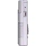 RETROFLAG GPi Case showing left side Volume rocker and Power Plug